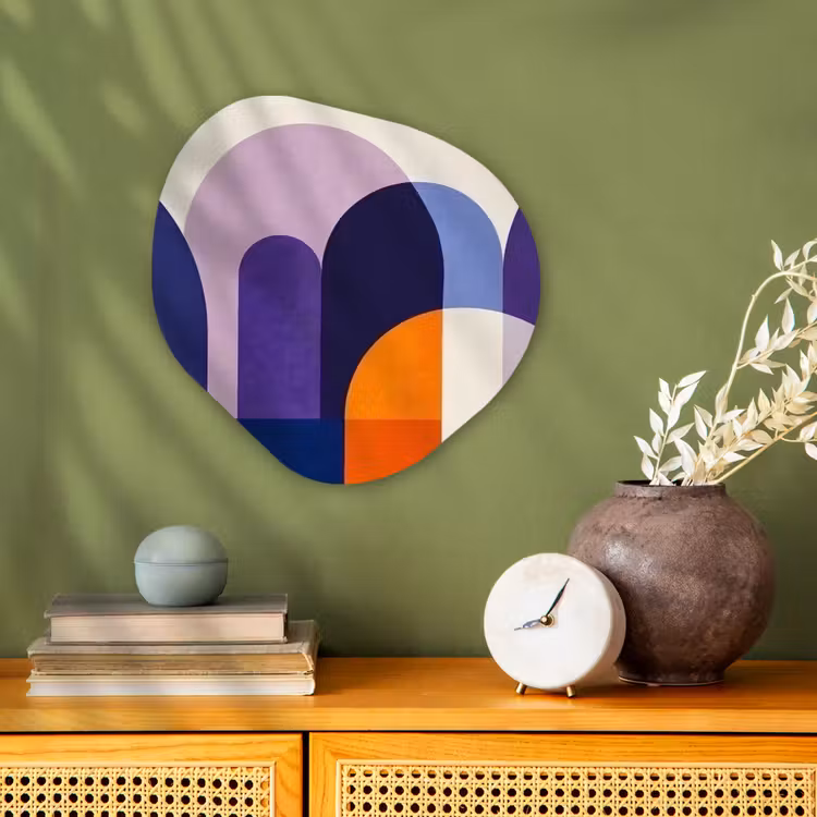 Organisch schilderij - Forex - Vormen - Abstract - Grafisch - Oranje — 2