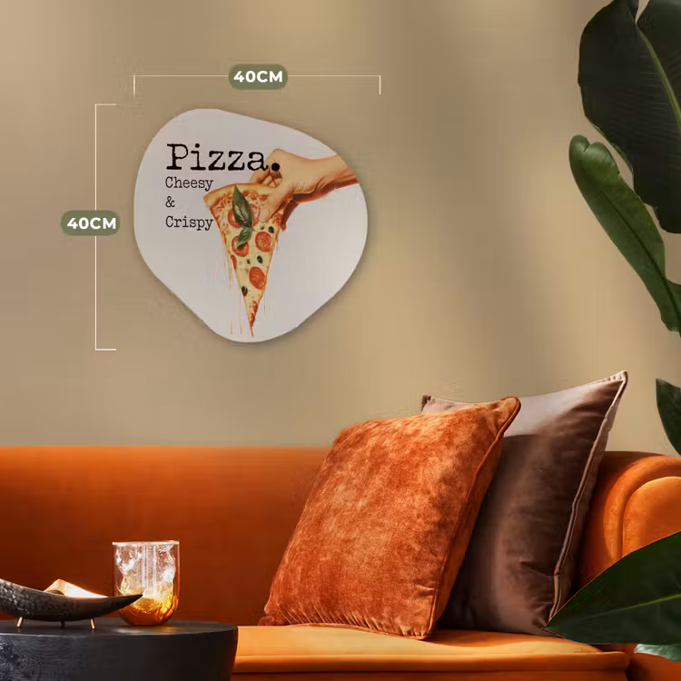 Organisch schilderij - Forex - Pizza - Kaas - Pepperoni — 4