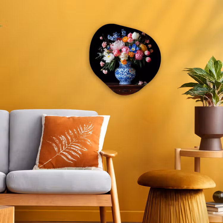 Organisch schilderij - Forex - Rozen - Bloemen - Vaas - Boeket — 3