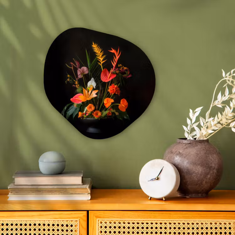 Organisch schilderij - Forex - Schaal - Boeket - Bloemen — 2