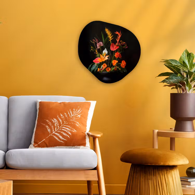 Organisch schilderij - Forex - Schaal - Boeket - Bloemen — 3