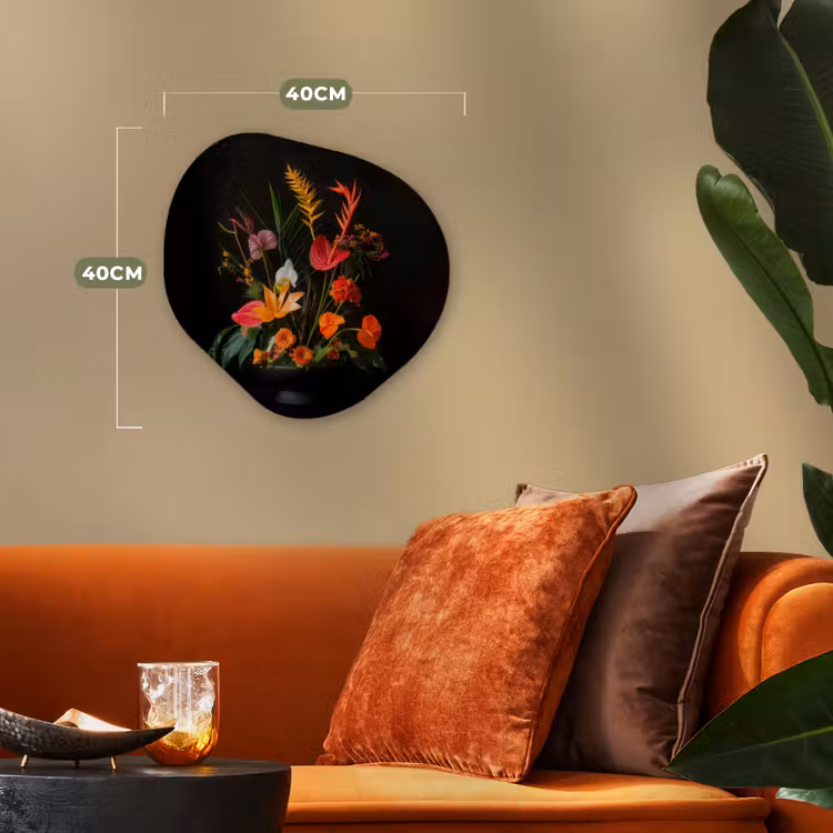 Organisch schilderij - Forex - Schaal - Boeket - Bloemen — 4