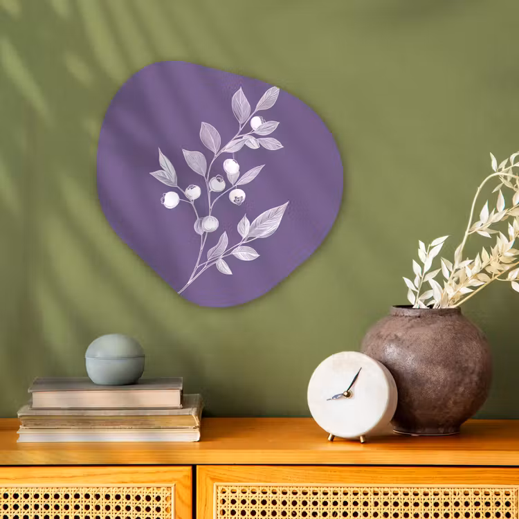 Organisch schilderij - Forex - Tak - Sierlijk - Bladeren - Minimalistisch — 2