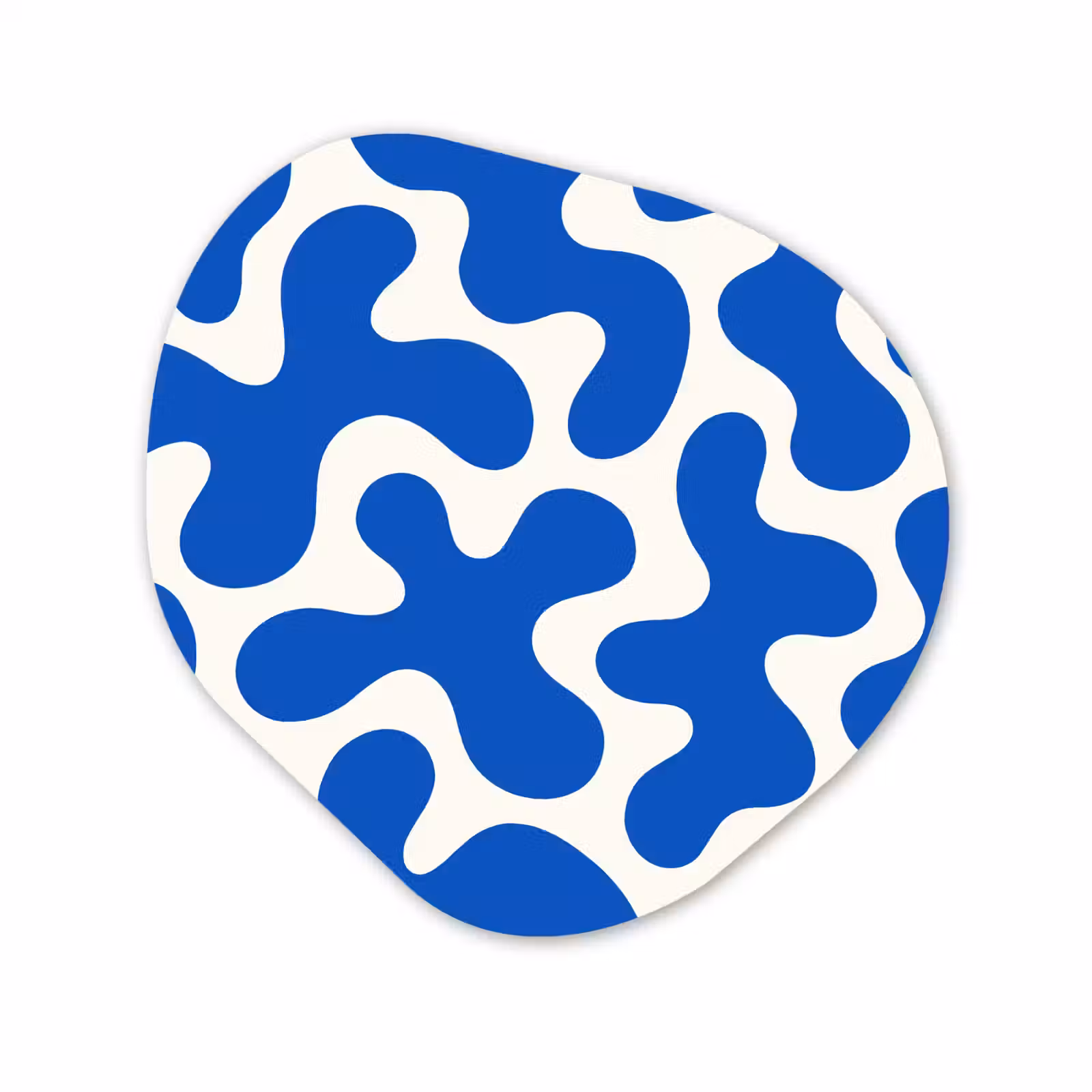 Organisch schilderij - Forex - Vormen - Abstract - Blauw - Golven — 1