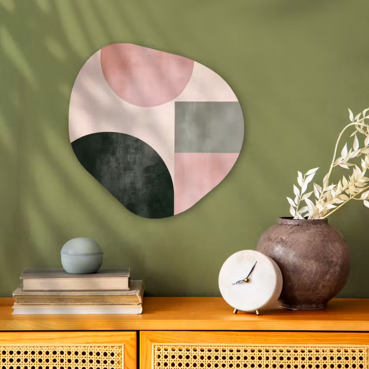 Organisch schilderij - Forex - Vormen - Abstract - Cirkel - Zwart — 2