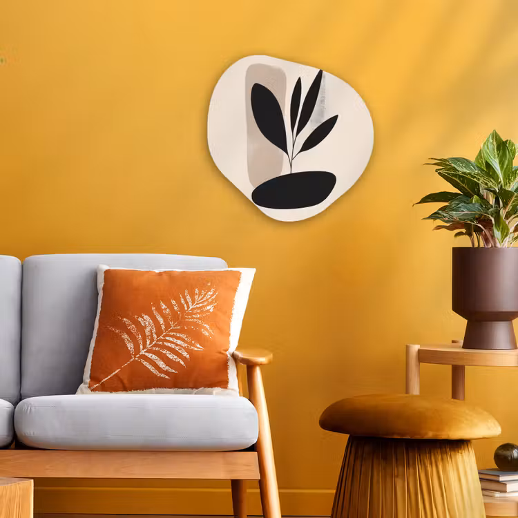 Organisch schilderij - Forex - Plant - Beige - Japandi — 3