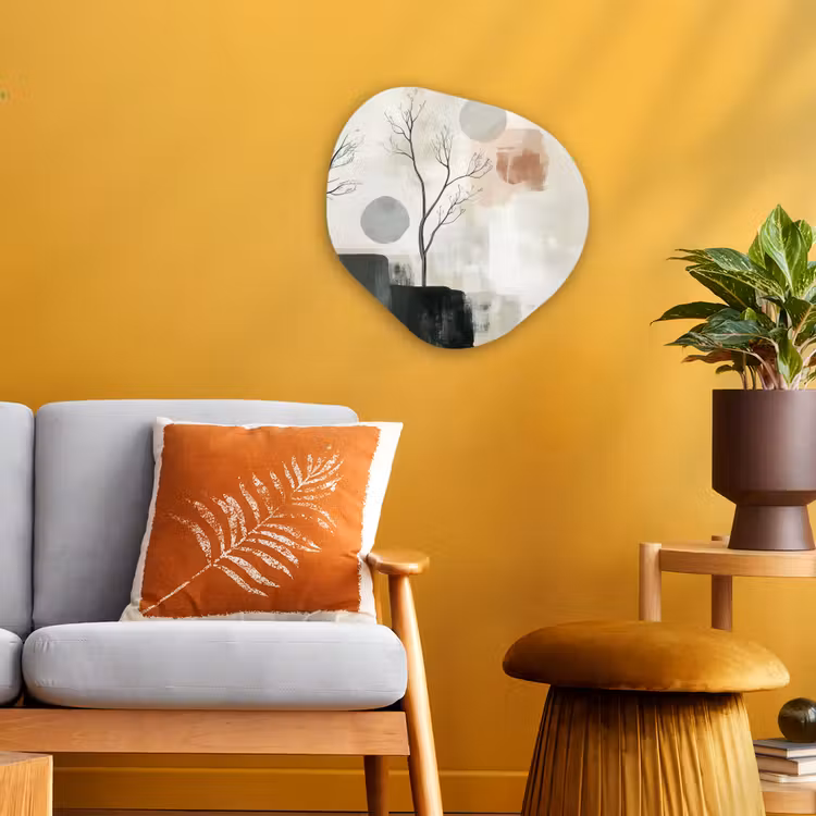 Organisch schilderij - Forex - Wabi sabi - Beige - Plant — 3