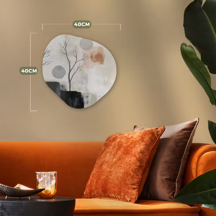 Organisch schilderij - Forex - Wabi sabi - Beige - Plant — 4