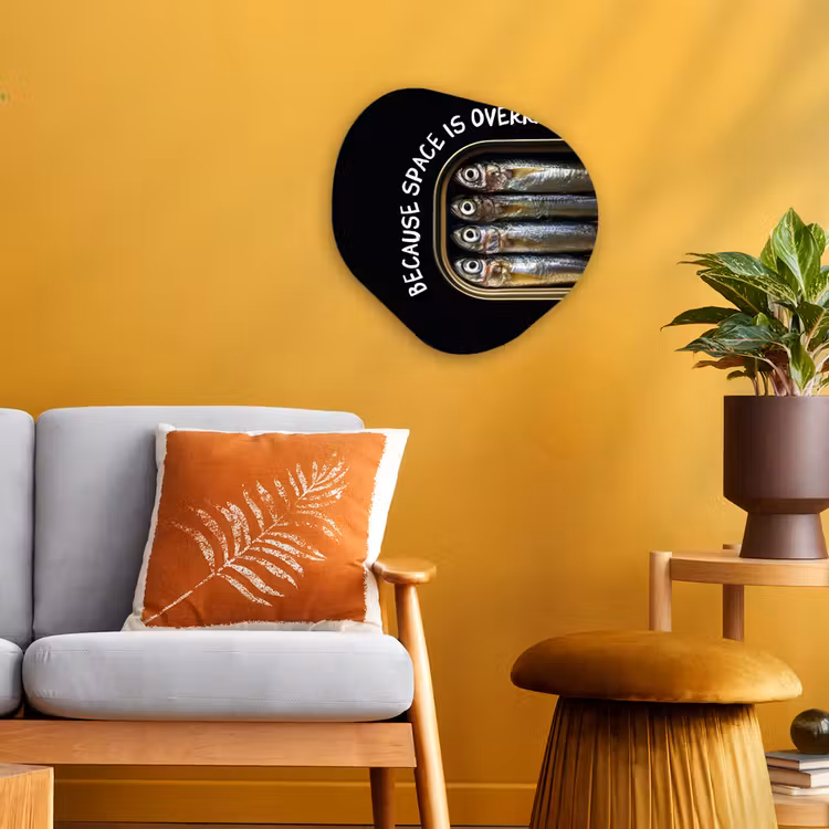 Organisch schilderij - Forex - Sardines - Tekst - Vis - Blik — 3