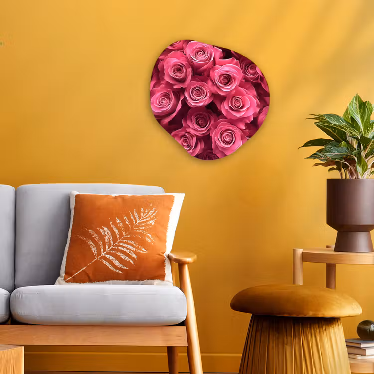 Organisch schilderij - Forex - Rozen - Pink - Bloem — 3