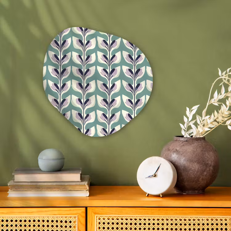 Organisch schilderij - Forex - Retro - Modern - Groen — 2