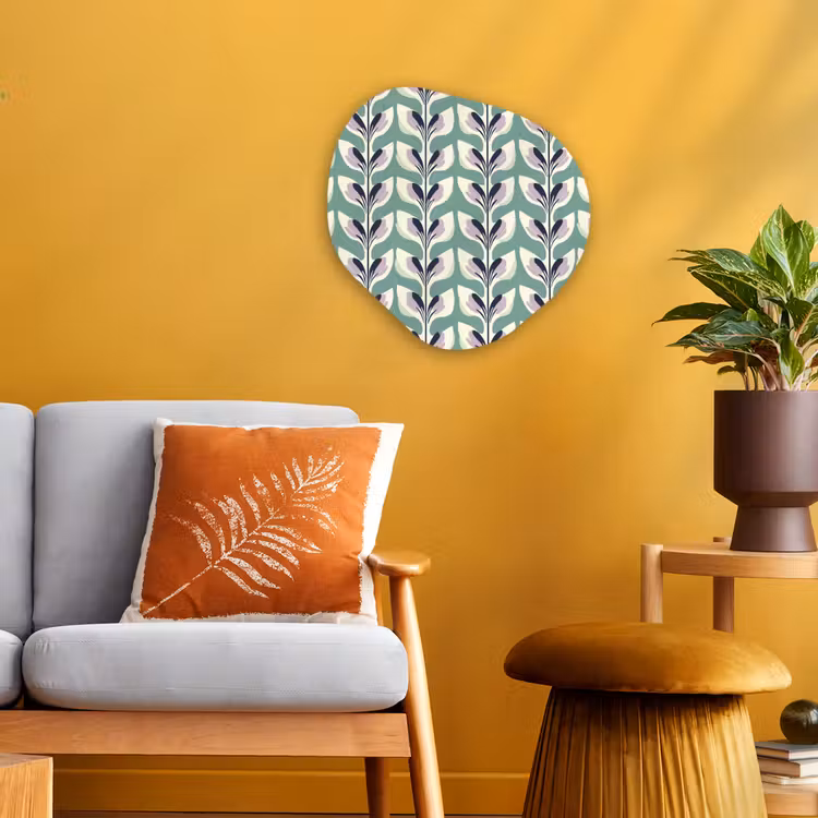 Organisch schilderij - Forex - Retro - Modern - Groen — 3