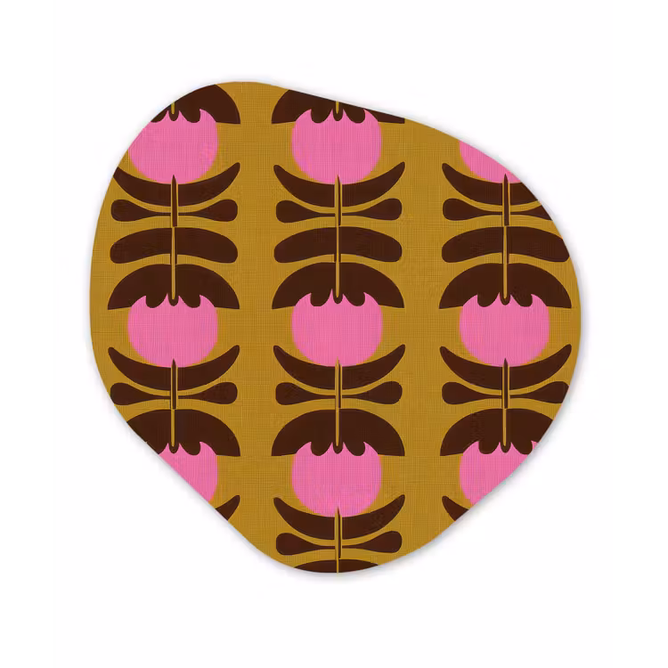 Organische vorm aluminium - Abstract - Bloemen - Roze — 1