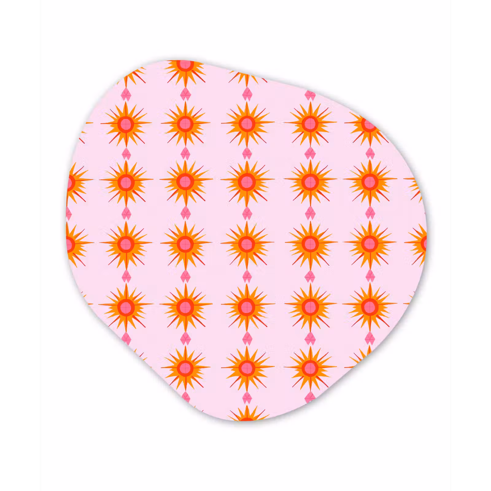 Organisch schilderij - Forex - Zon - Motief - Roze — 1