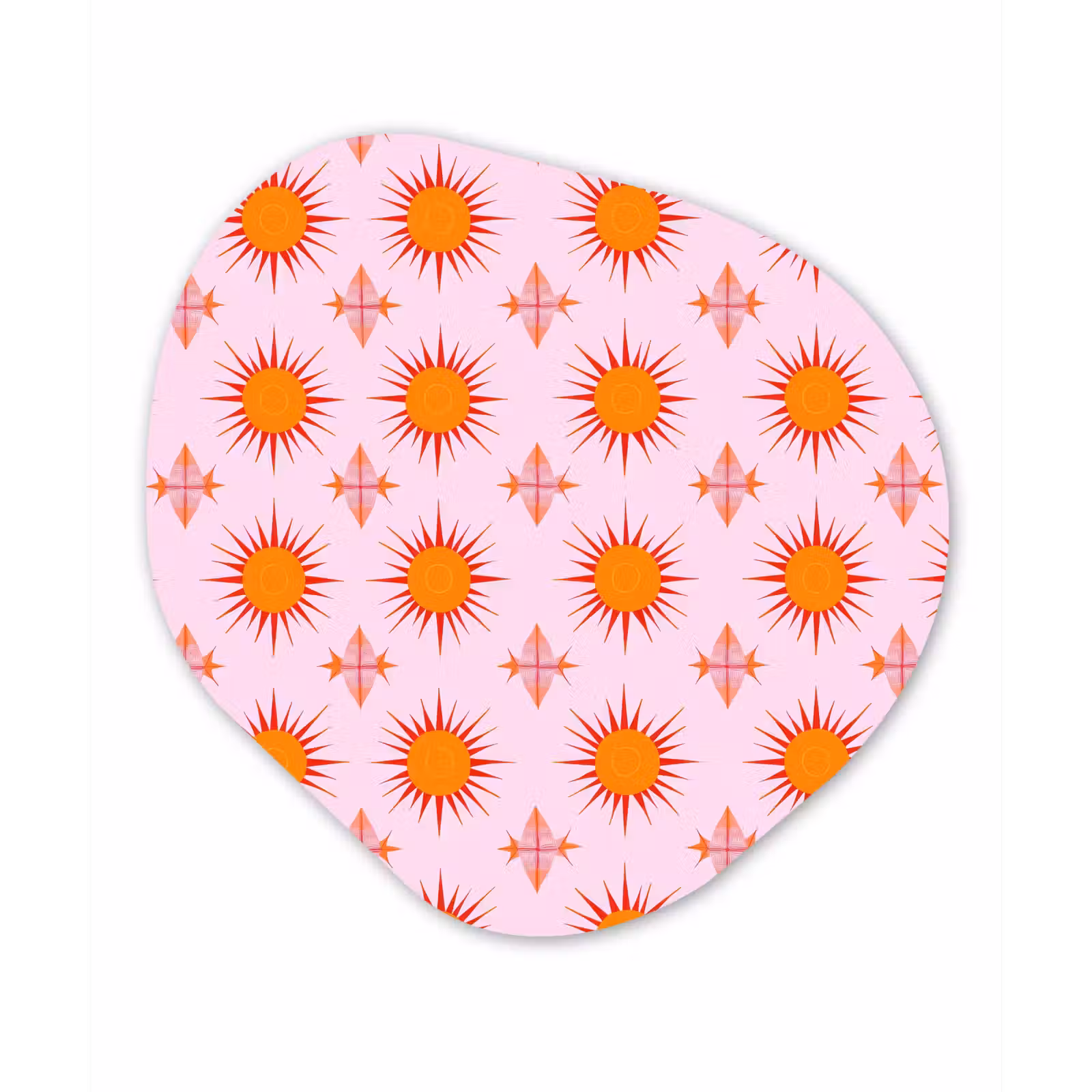 Organisch schilderij - Forex - Zon - Patroon - Roze — 1