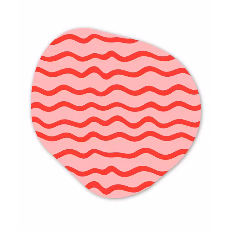 Organisch schilderij - Forex - Speels - Patroon - Rood — 1