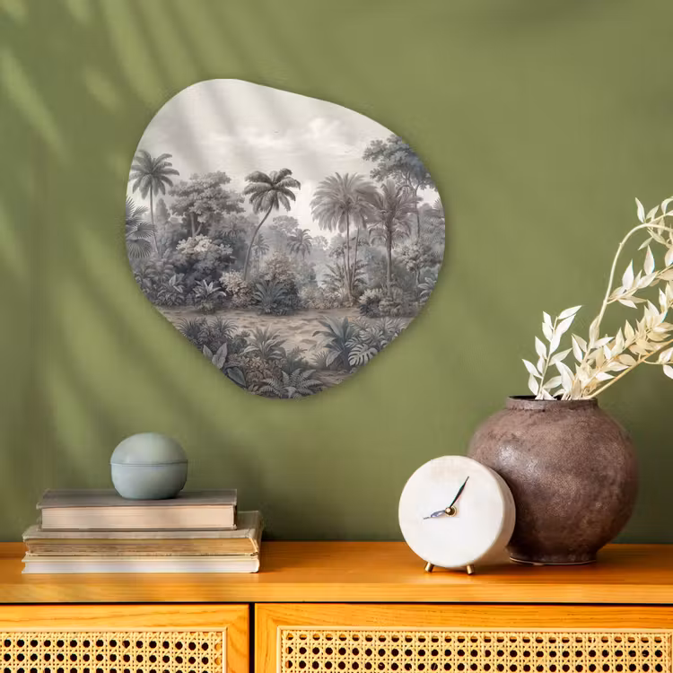 Organisch schilderij - Forex - Tropisch - Landschap - Illustratie — 2