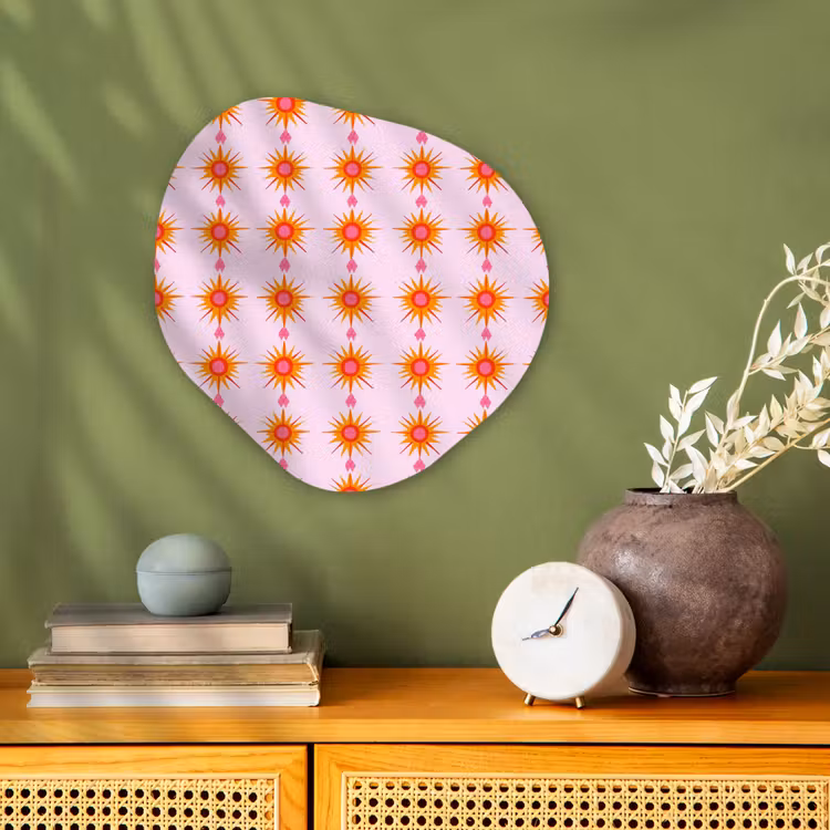 Organisch schilderij - Forex - Zon - Motief - Roze — 2