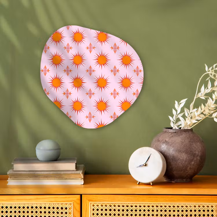 Organisch schilderij - Forex - Zon - Patroon - Roze — 2