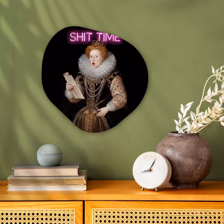 Organisch schilderij - Forex - Portret - Humor - Neon — 2