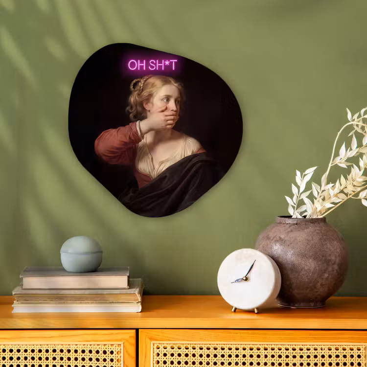 Organisch schilderij - Forex - Quote - Neon - vrouw — 2
