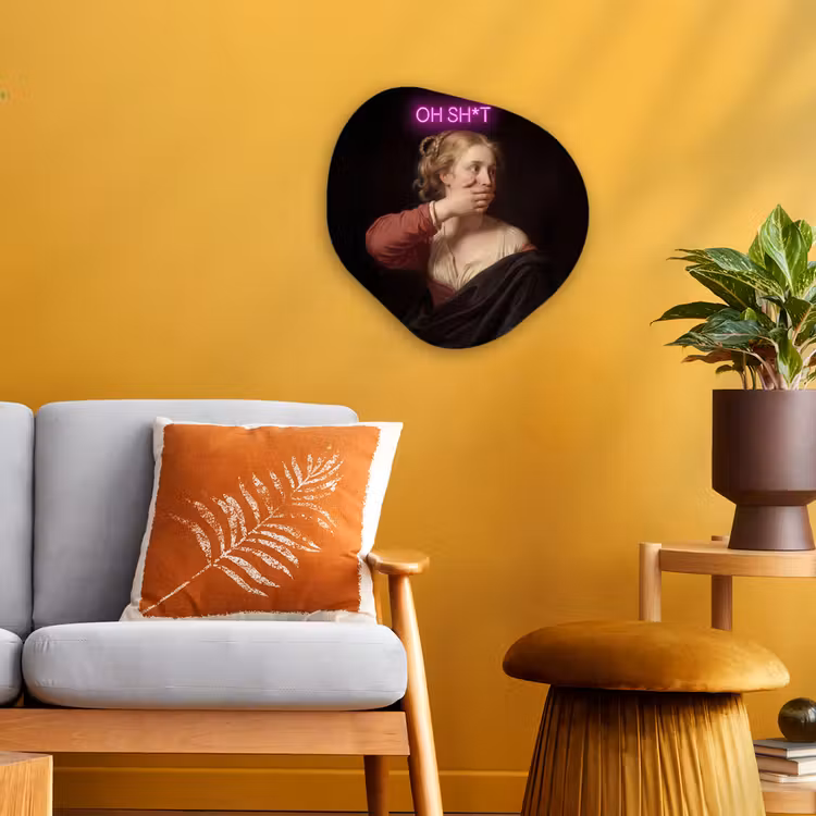 Organisch schilderij - Forex - Quote - Neon - vrouw — 3