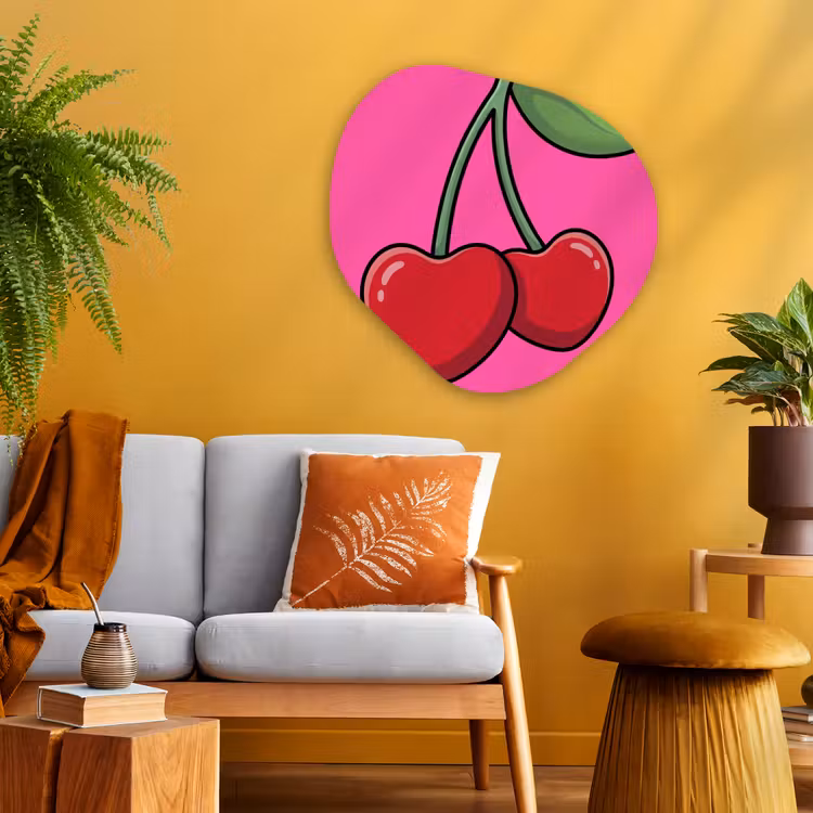 Organische vorm aluminium - Kers - Roze - Fruit — 3
