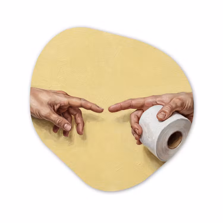 Organische vorm aluminium - Klassiek - Kunst - Humor — 1