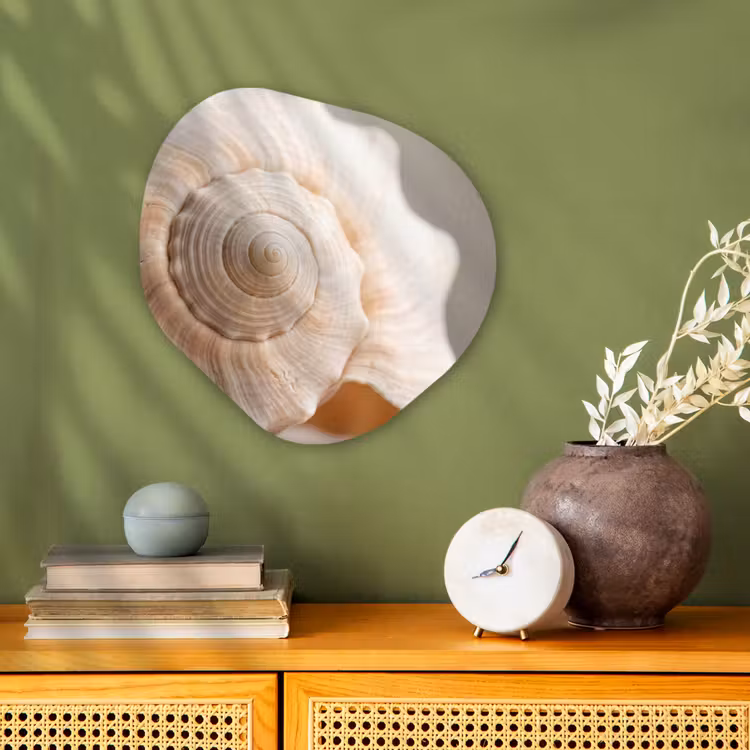 Organisch schilderij - Forex - Schelp - Detail - Beige — 2