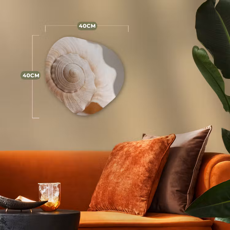 Organisch schilderij - Forex - Schelp - Detail - Beige — 4