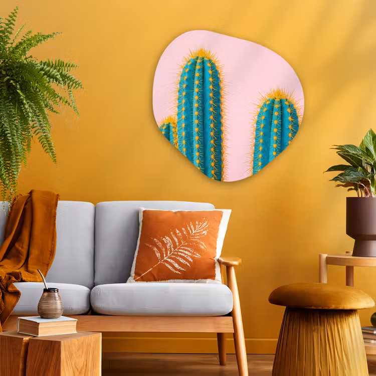 Organische vorm aluminium - Cactussen - Modern - Pastel — 3