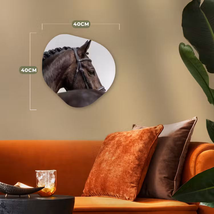 Organisch schilderij - Forex - Portret - Paard - Elegant — 4