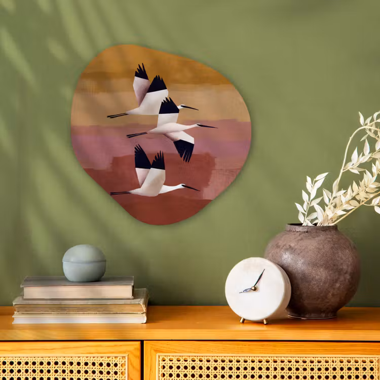 Organisch schilderij - Forex - Vogels - Snavel - Abstract — 2