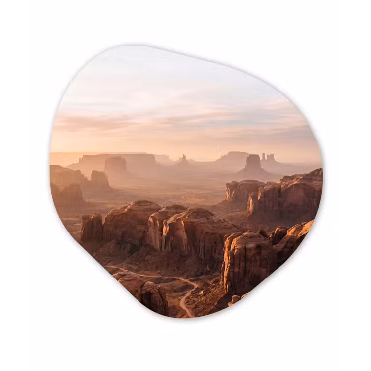 Organisch schilderij - Forex - Woestijn - Landschap - Natuur — 1