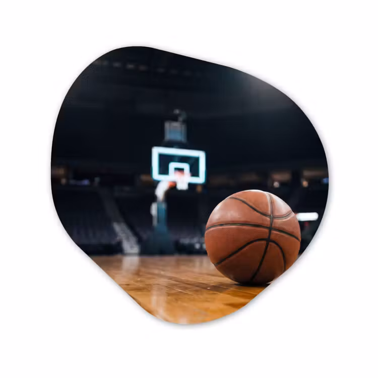 Organische vorm aluminium - Basketbal - Arena - Sport — 1