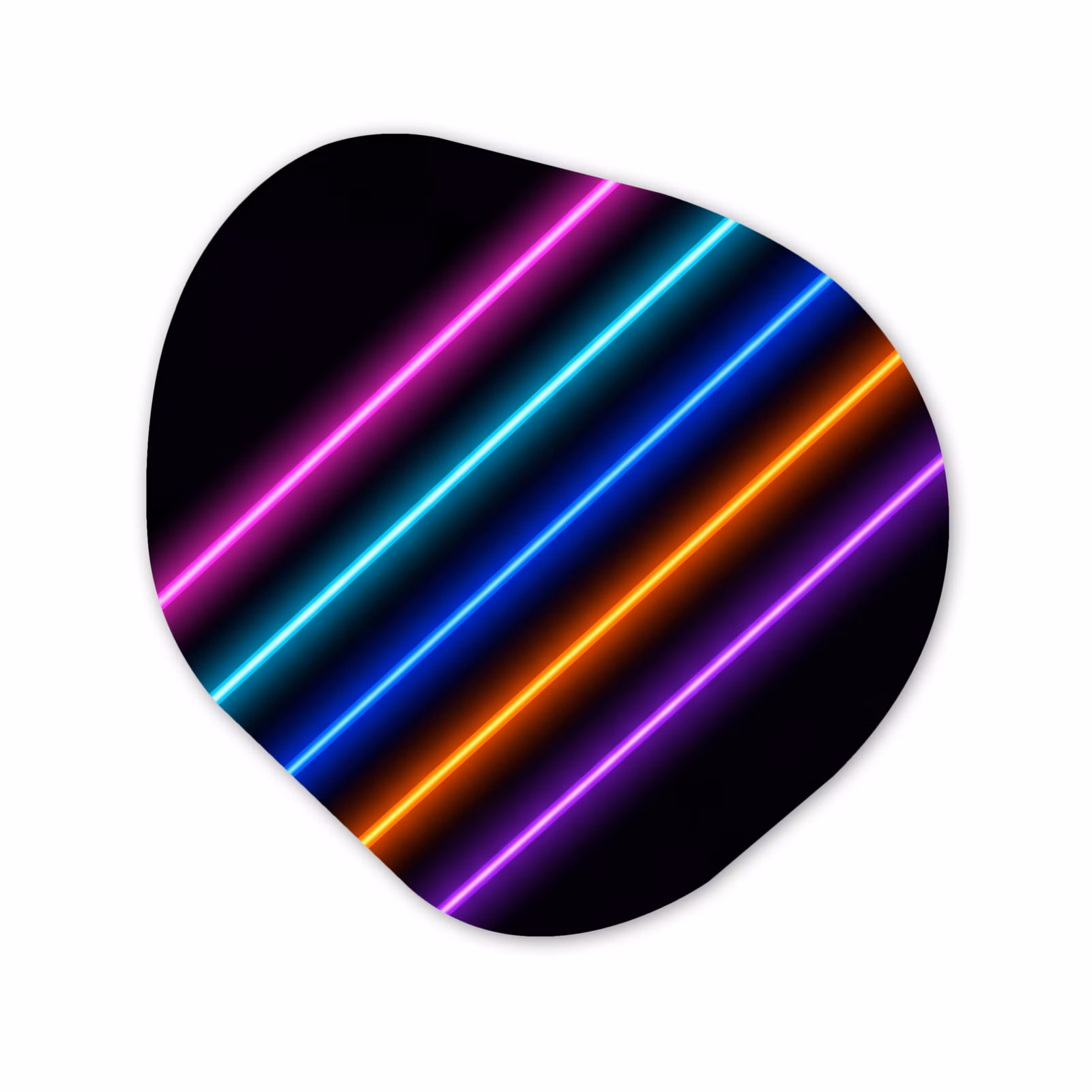 Organische vorm aluminium - Esthetiek - Retro - Neon — 1