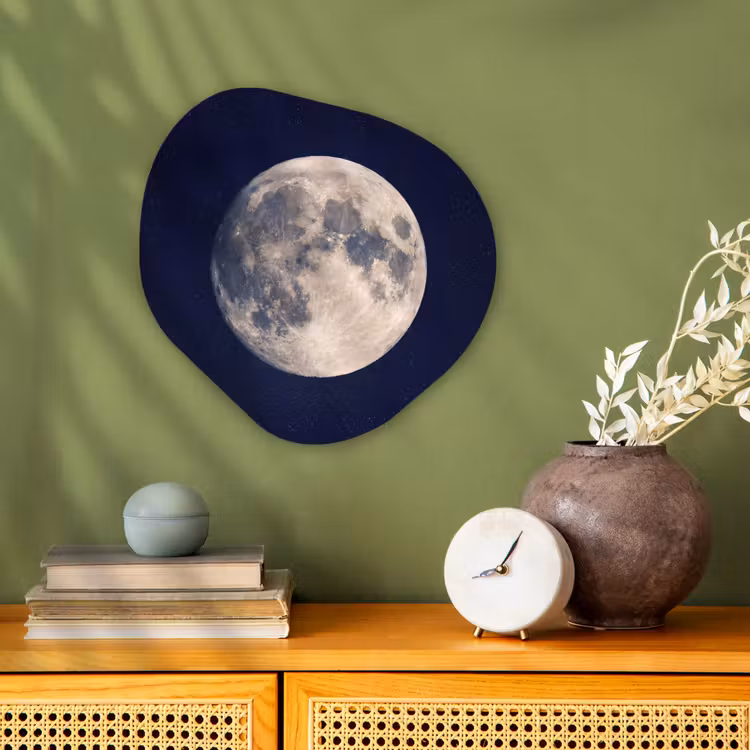 Organisch schilderij - Forex - Ruimte - Maan - Kosmos — 2