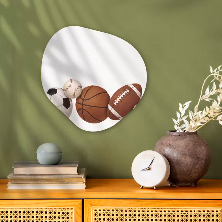 Organisch schilderij - Forex - Sport - Ballen - Illustratie — 2