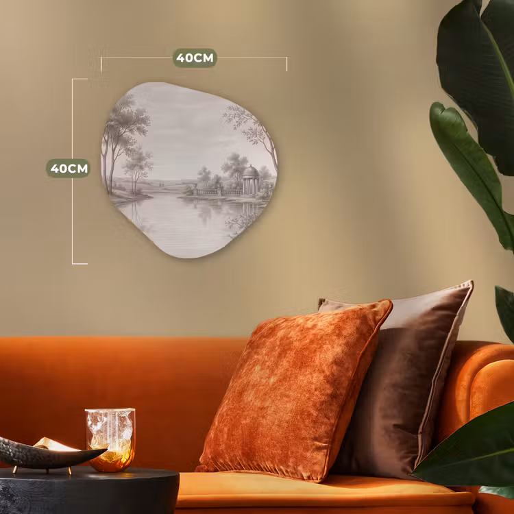 Organisch schilderij - Forex - Terras - Water - Natuur - Landschap — 4