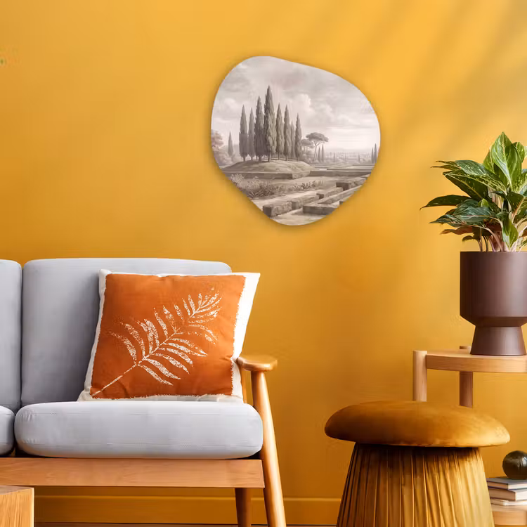 Organisch schilderij - Forex - Vallei - Tuin - Natuur - Groen — 3