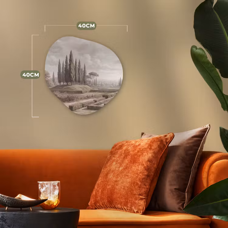 Organisch schilderij - Forex - Vallei - Tuin - Natuur - Groen — 4