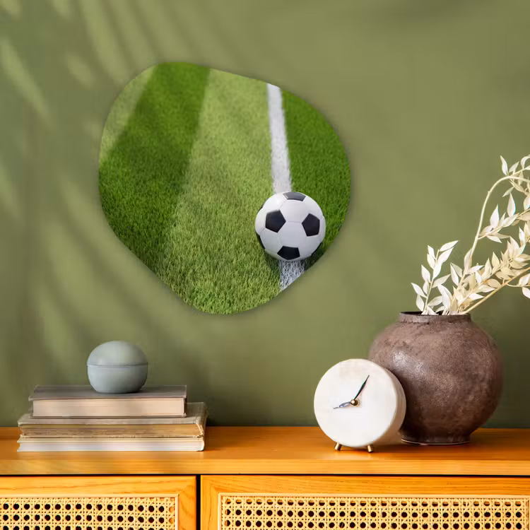 Organisch schilderij - Forex - Voetbal - Grasveld - Sport - Groen — 2