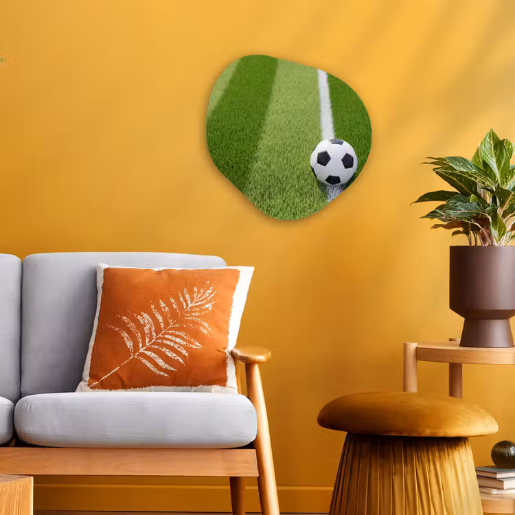 Organisch schilderij - Forex - Voetbal - Grasveld - Sport - Groen — 3