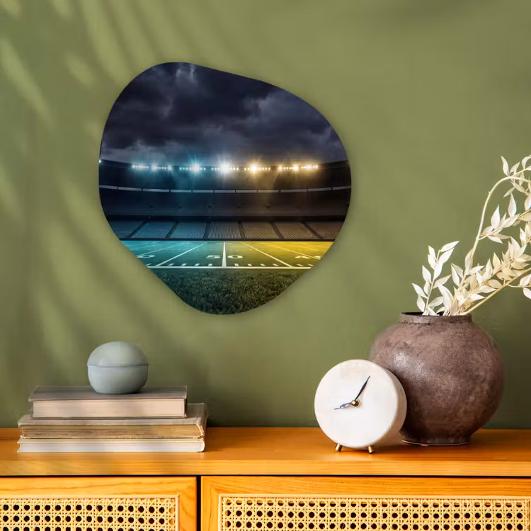 Organisch schilderij - Forex - Voetbal - Stadion - Nacht - Modern — 2