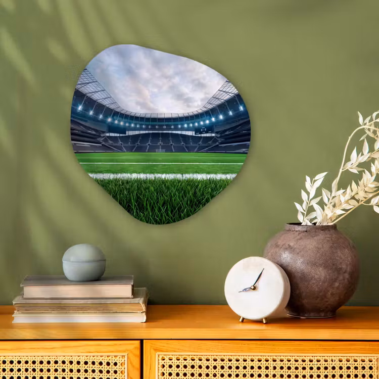 Organisch schilderij - Forex - Voetbal - Stadion - Sport - Groen — 2