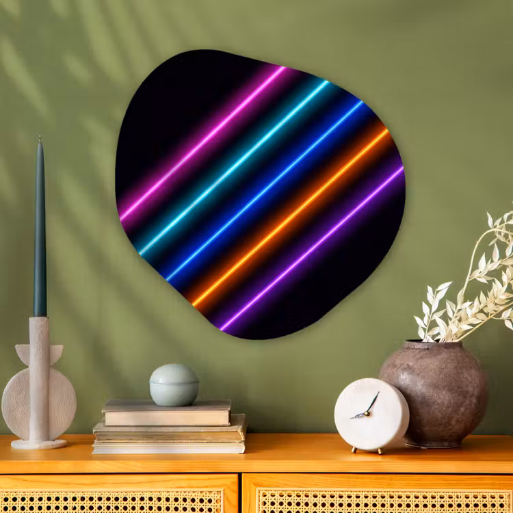 Organische vorm aluminium - Esthetiek - Retro - Neon — 2