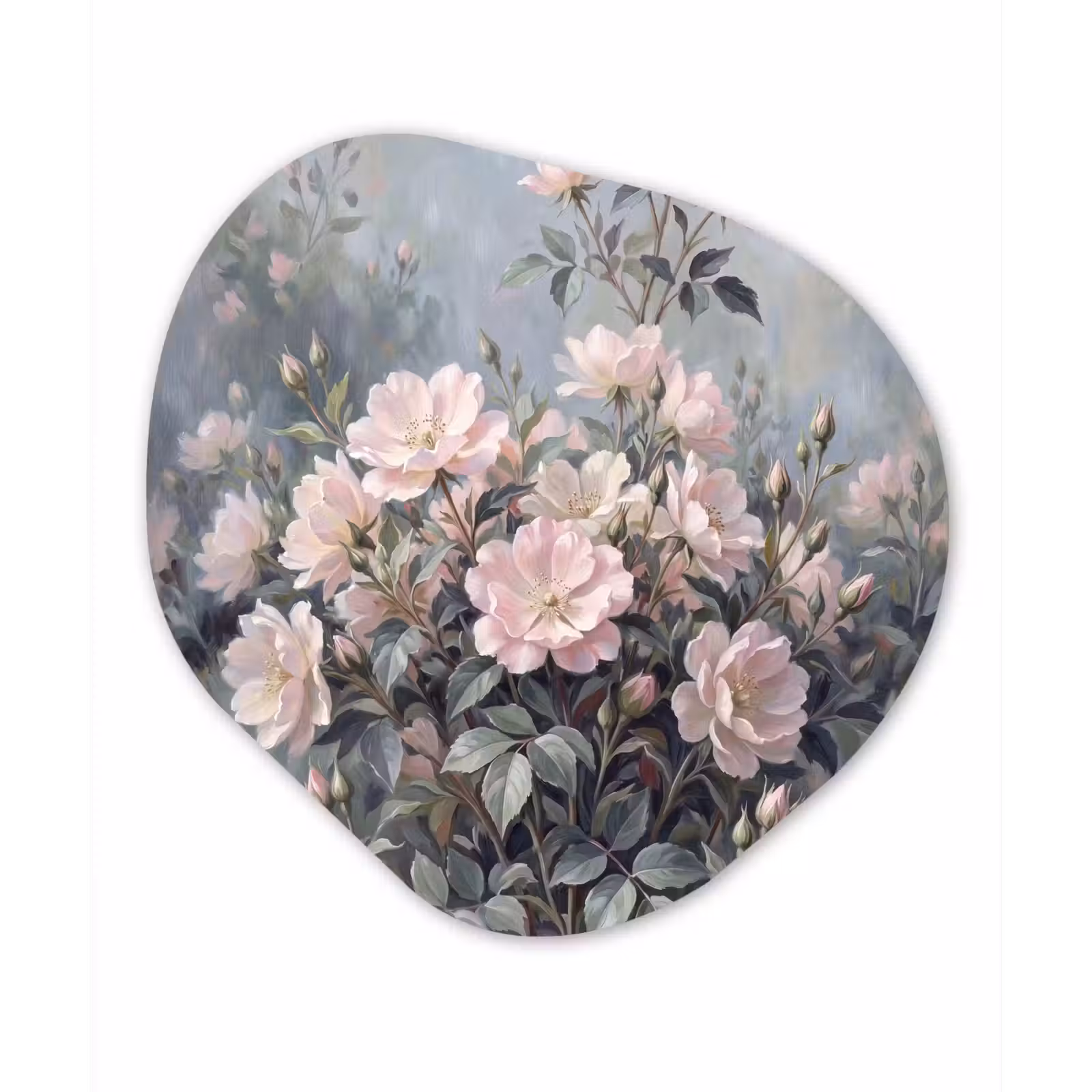 Organisch schilderij - Forex - Rozen - Illustratie - Roze — 1