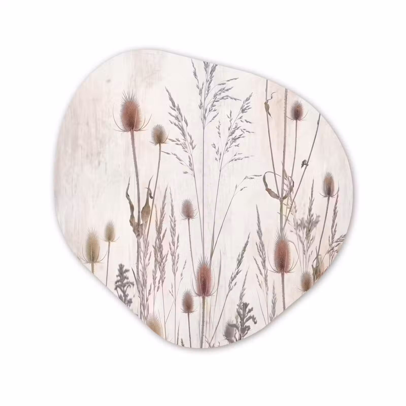 Organisch schilderij - Forex - Weidebloemen - Design - Sepia — 1