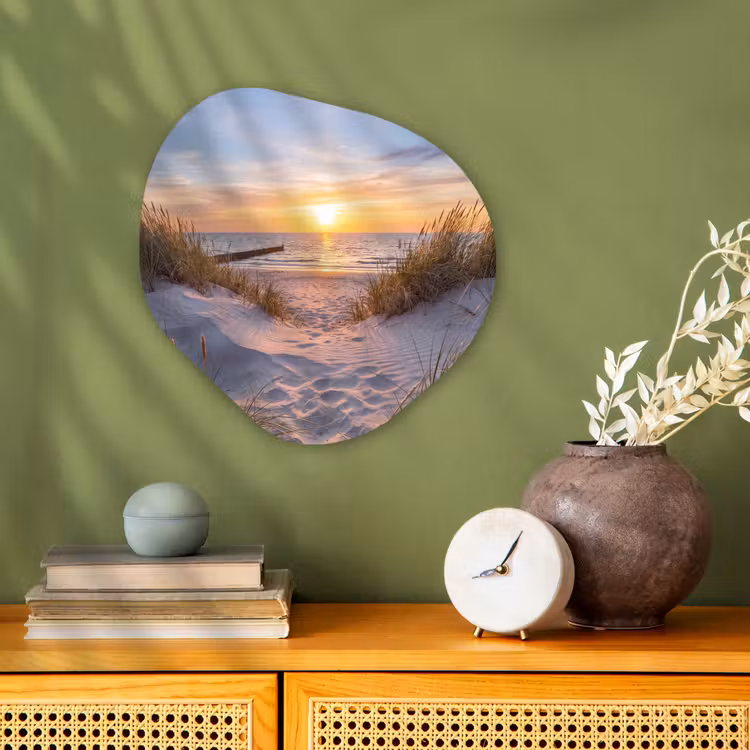 Organisch schilderij - Forex - Strand - Zonsondergang - Natuur - Landschap — 2