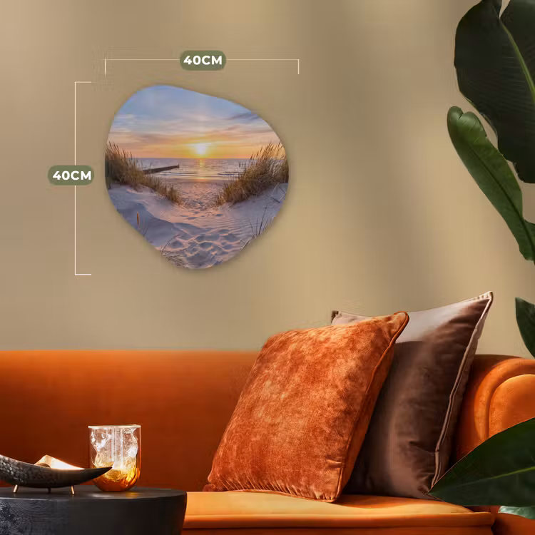Organisch schilderij - Forex - Strand - Zonsondergang - Natuur - Landschap — 4
